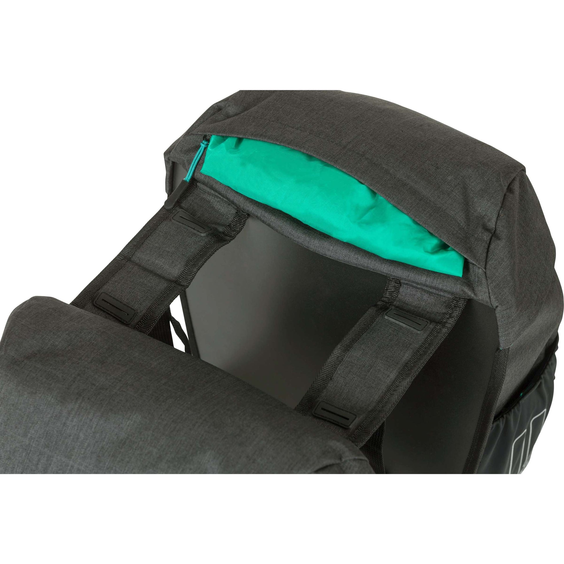 Basildiscovery365D doppelte Fahrradtasche schwarz melee