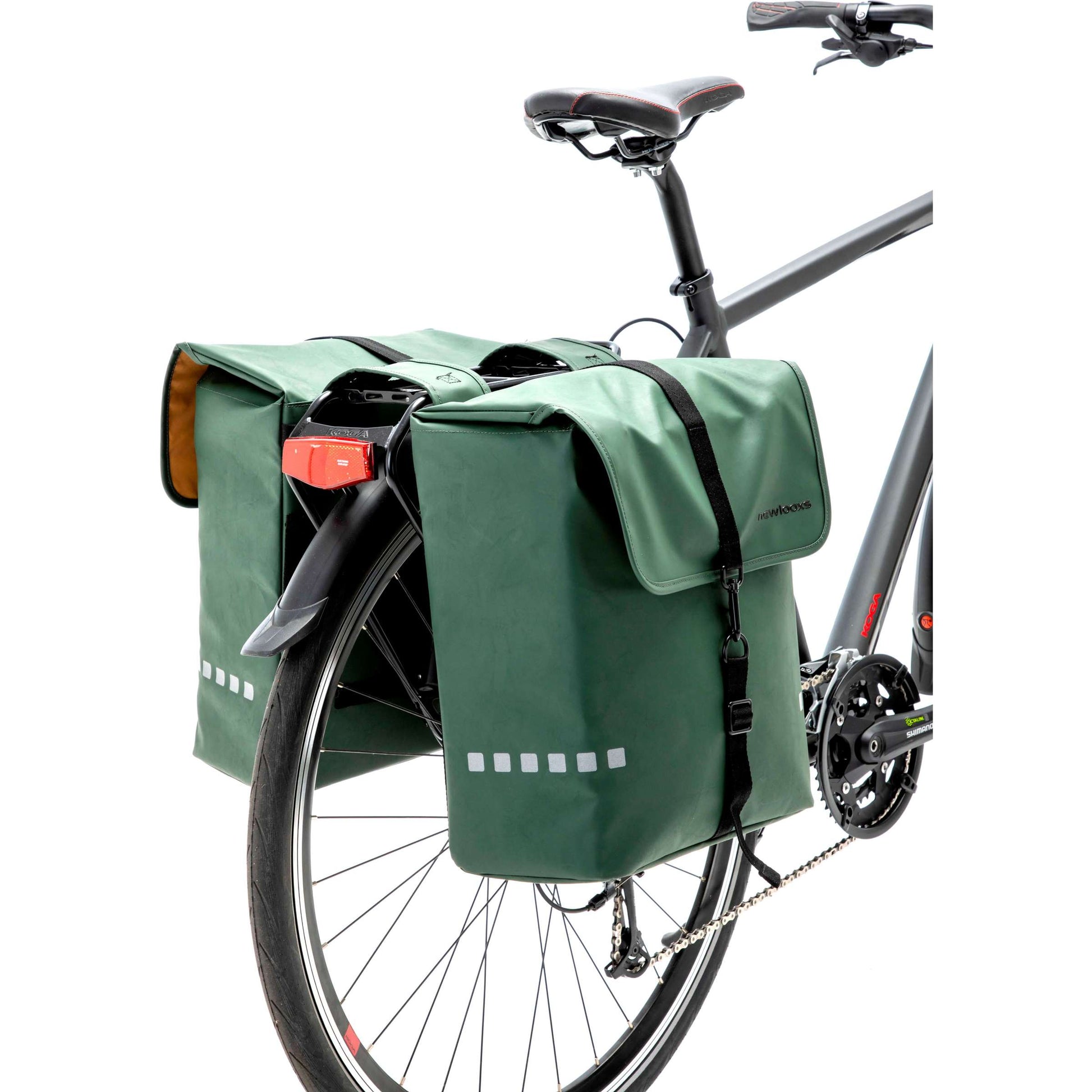 Fahrradtasche Odense - Robuste, geräumige Doppel-Hecktasche für Elektrofahrräder - Grün
