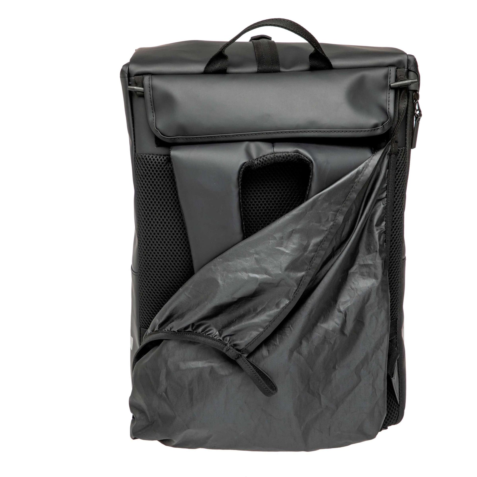 Odense -Rucksack - stabiler Rucksack für Fahrrad - schwarzes Grün