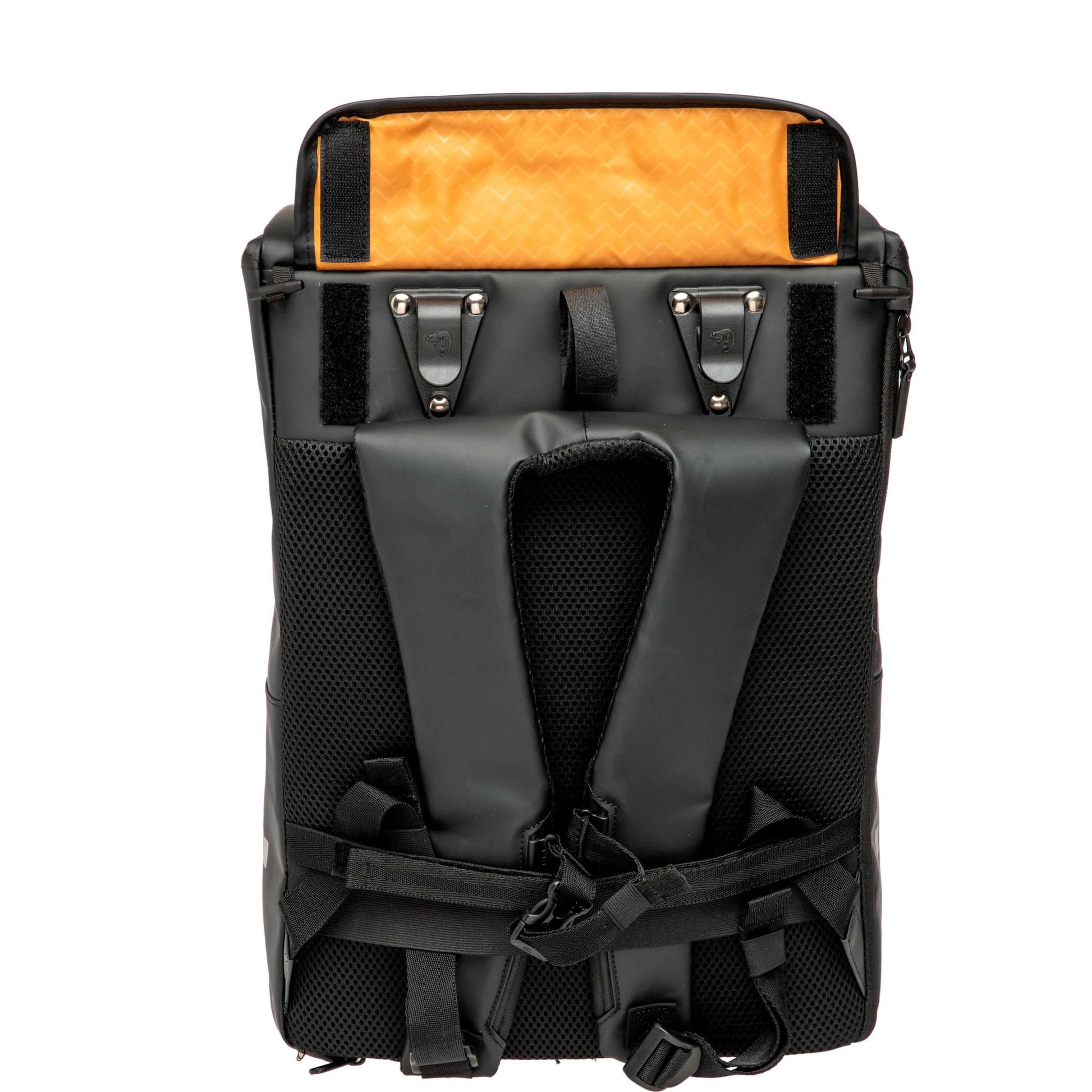 Odense -Rucksack - stabiler Rucksack für Fahrrad - schwarzes Grün