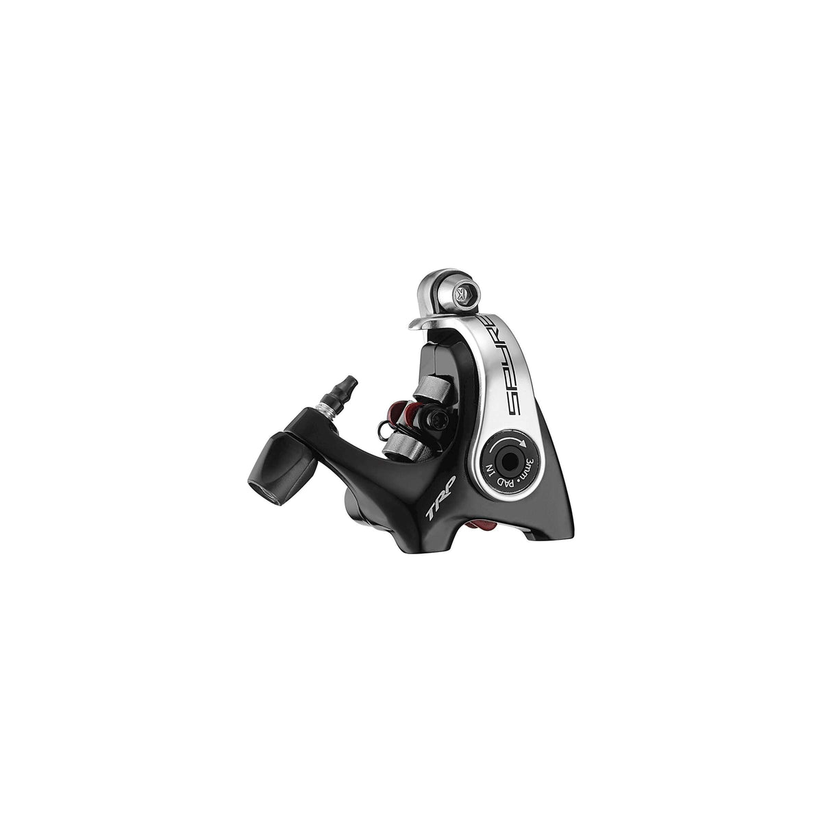 Trp md-c610 spyre bremssattel mechanisch flach montiert hinten schwarz silber