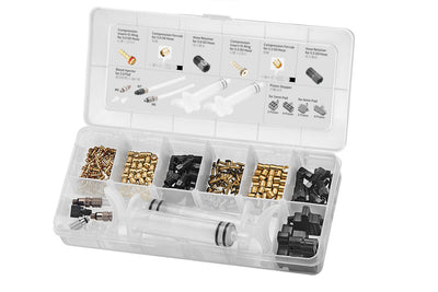 Discbrems -Service -Kit für 5,0 5,5 mm Bremsleitungen
