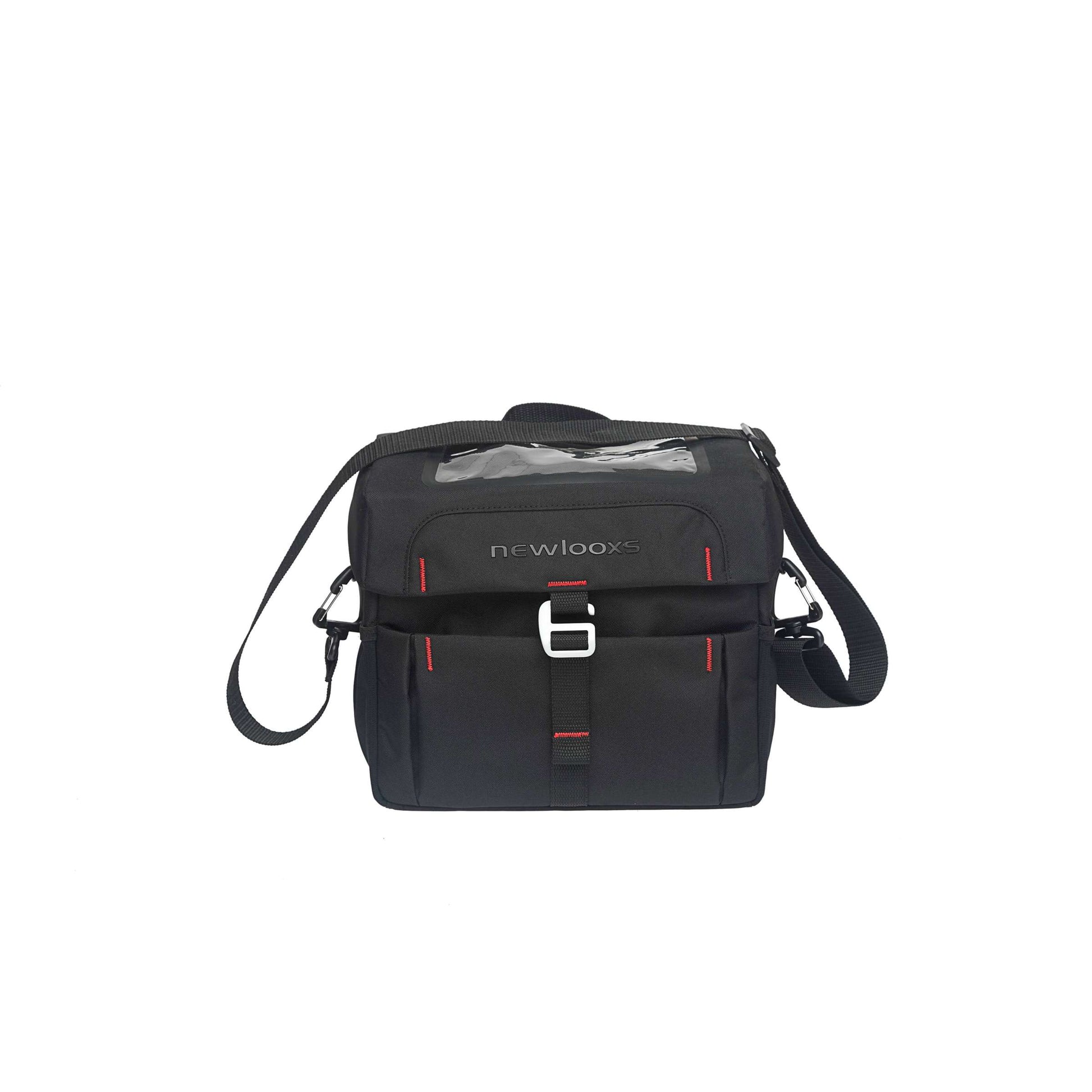 Vigo Handlebar Bag - sportliche Lenkertasche, wasserdicht, verstärkt, reflektierend, schwarz