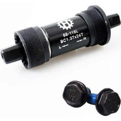 Tretlager BSA 118 x 30 mm schwarz