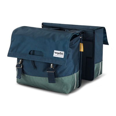 UrbanProof Urban Proof 40L doppelte Fahrradtasche blau grün