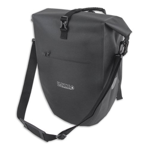 Lynx Fahrradbeutel nur TPU 28L Schwarzer wasserdichtes E-Bike Hayes