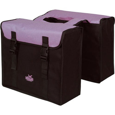 Greenlands Double bag,l schwarz-lila. Größe 38x34x13cm. Kapazität 35L