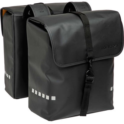 Neue Looxs Odense 224.501MIK Black Doppelfahrradbeutel