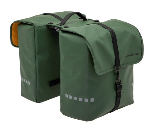 Neue Looxs Odense Double Bicycle Bag - grün