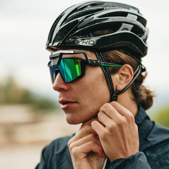 Die Beam-Sonnenbrille mit Rückspiegel Corky X – Schwarz