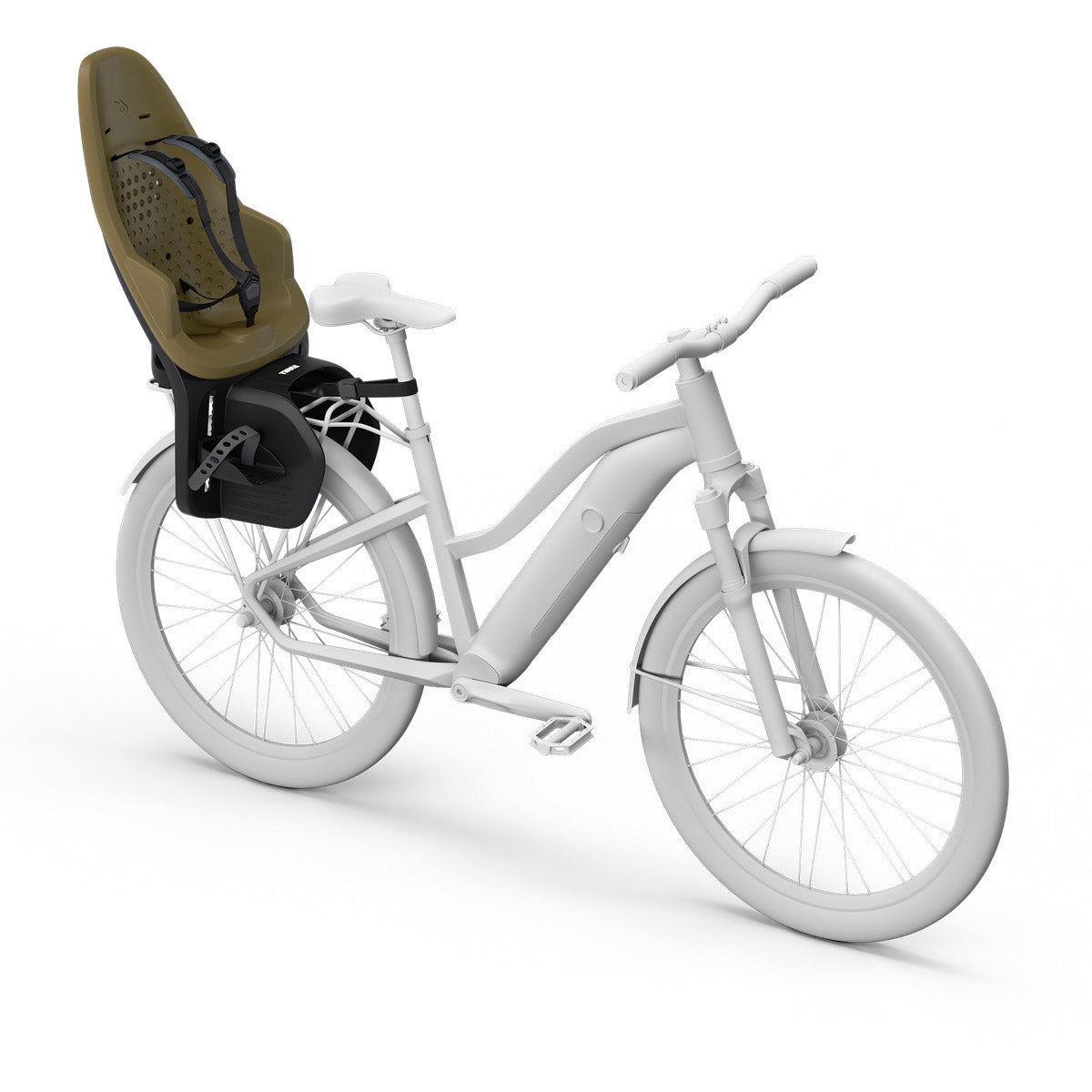 Yepp 2 Thule Rücksitz Maxi Nutria Green Mik HD 12041404