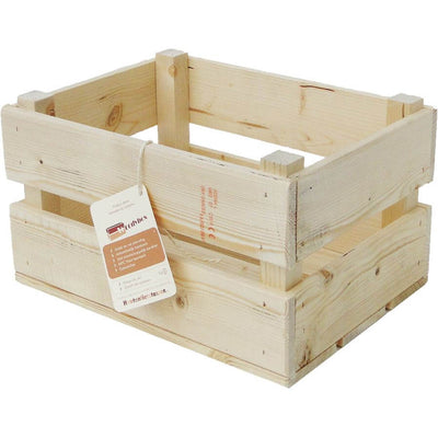 Fahrradkiste B1 Blank Vuren Wood 40x30x24cm