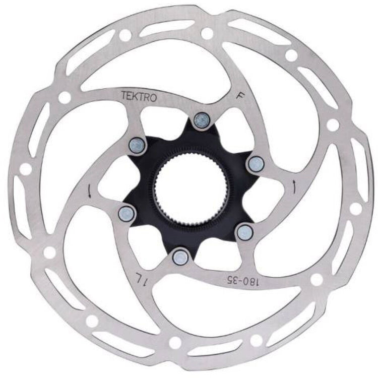 Tektro Bremsscheibe TR180-351 Ø180mm Centerlock Silber (Workshop-Verpackung)