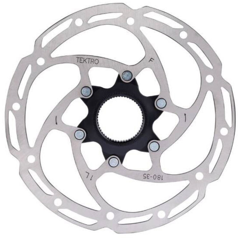 Tektro Bremsscheibe TR180-351 Ø180mm Centerlock Silber (Workshop-Verpackung)