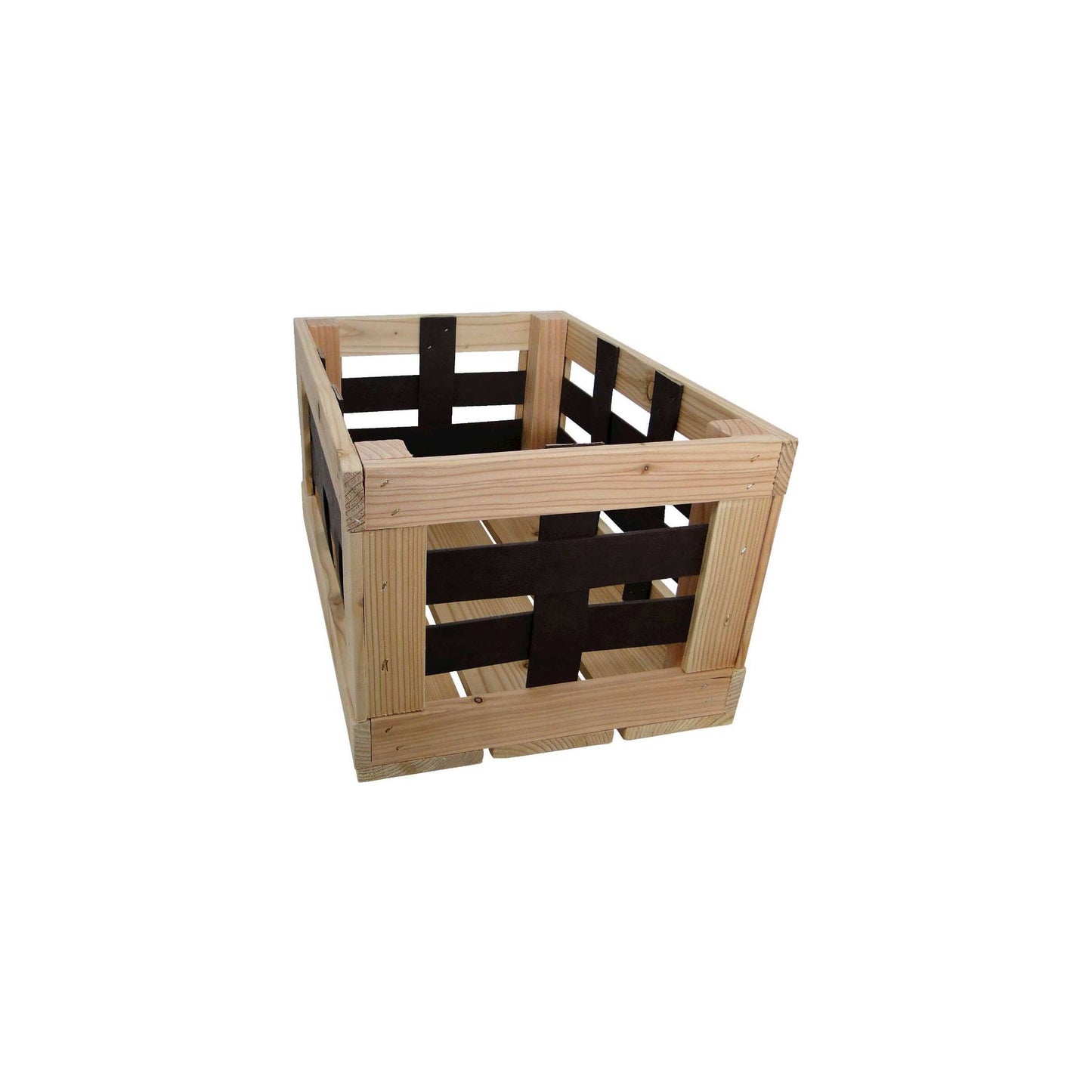 Fahrradkiste Lederraster 20L 40x29x24cm