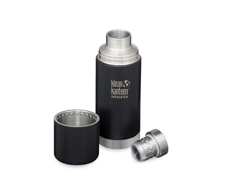 Klean kanteen 25 oz 739 ml thermosfless tk shale schwarz