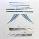 Tomos Transfer-Set Tomos Standard Blue NM