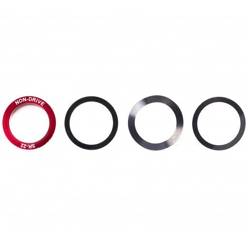 Reduziersatz Elvedes - Tretlageradapter von 24 mm auf 22 mm GXP (4 Stück)