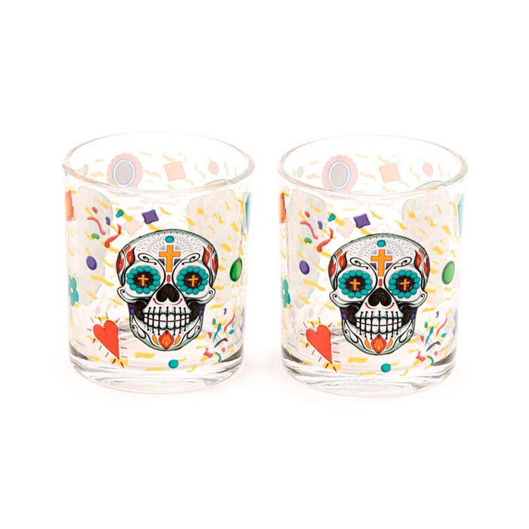 Slide de Los Muertos Set 2 Gläser Trinkgläser 350 ml