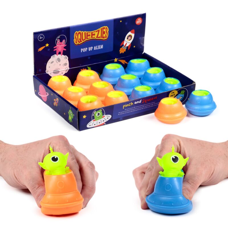 Quetschable Alien UFO Pop Out Out of