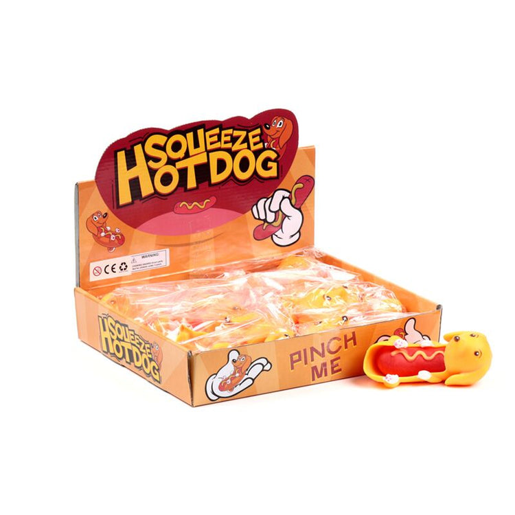 Hot Dog Wurmhunde -Dehnungsspielzeug