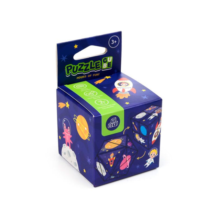 Astronaut -Souvenir -Puzzle Würfelspielzeug