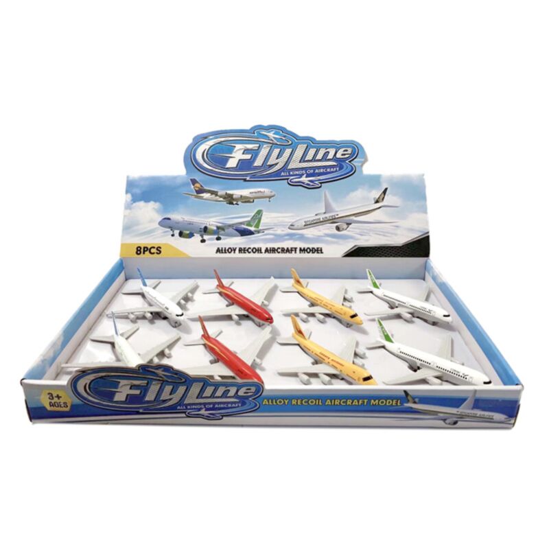 Flyline-Jet-Flugzeug, Reibungs-Rückzieh-Action-Spielzeug