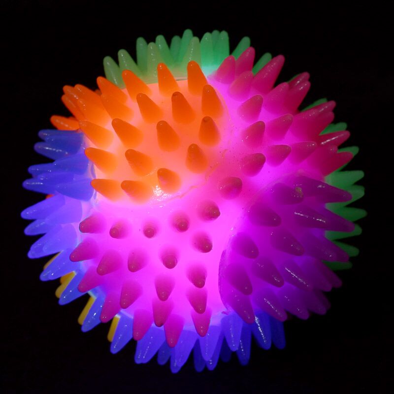 Spitze Bouncing Ball mit LED 7 cm