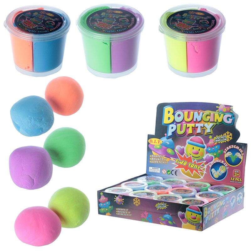 Zwei -Tone Bouncing Putty