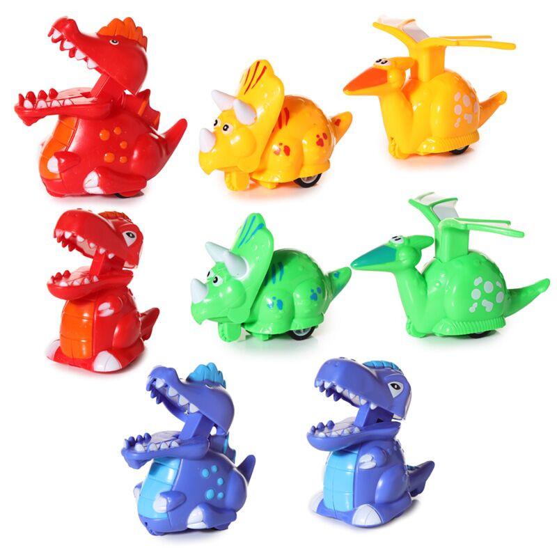 Spielzeugdinosaurus im Trägerkäfig
