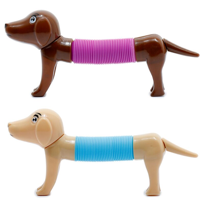 Hund Veer zappelt Kinderspielzeug