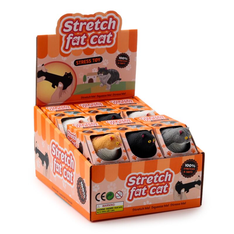 Strecke Spielzeug dicke Katze