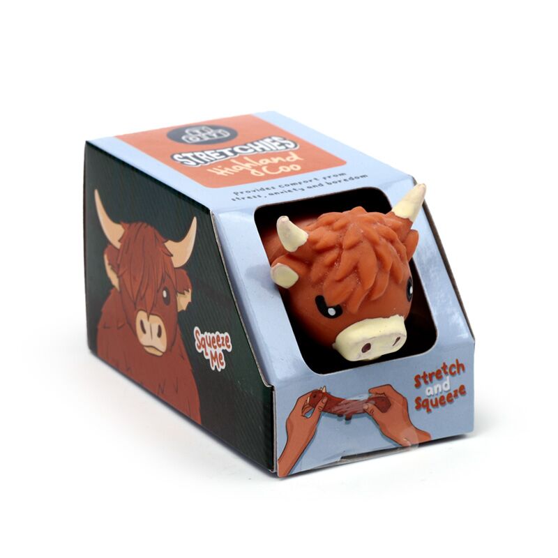 Stretch Toys Highland Coo Cow