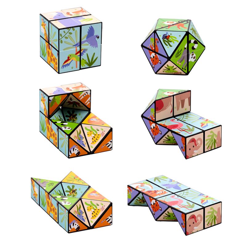 Sohn -Diversum -Puzzle -Würfelspielzeug