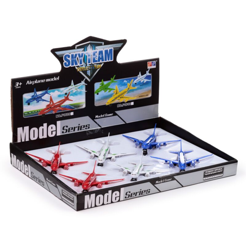 Leichtes Geräusch-Jet-Reibungs-Back-Pull-Action-Spielzeug