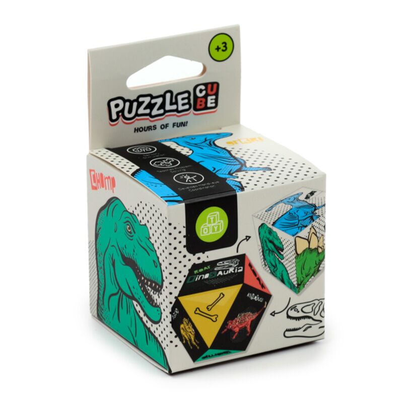 Dinosaurien -Puzzle -Würfelspielzeug