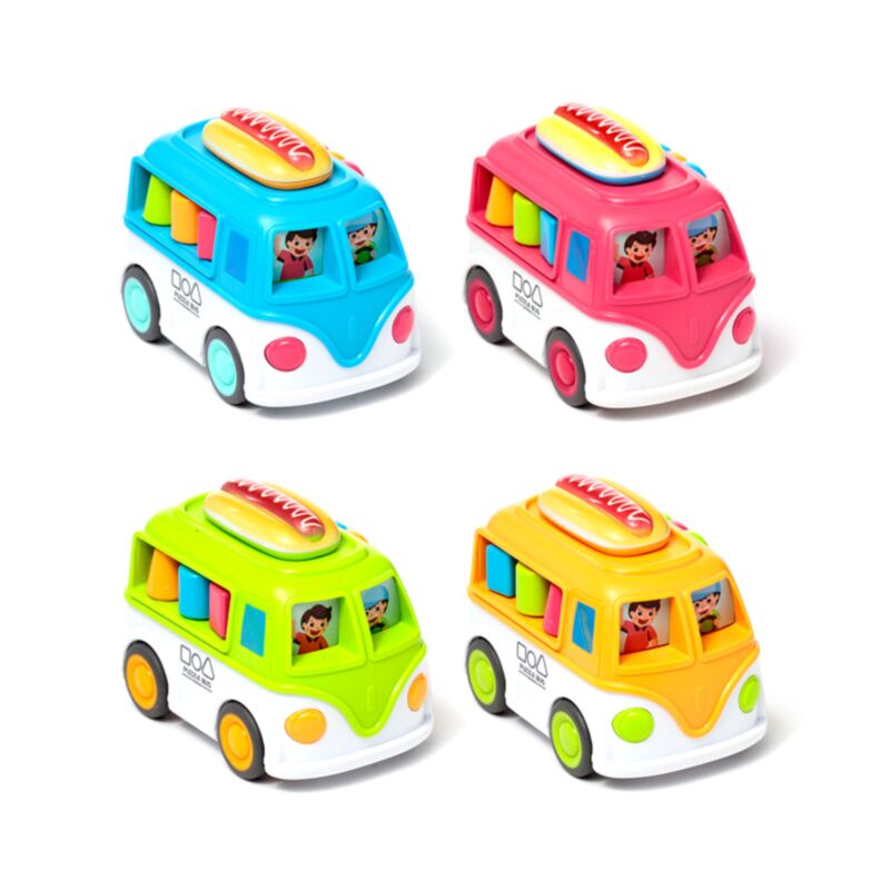 Cartoon Food Stall Reibung Push Pull Action Spielzeug