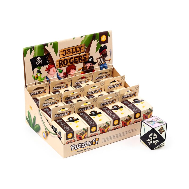 Jolly Rogers Pirat -Puzzle Würfelspielzeug