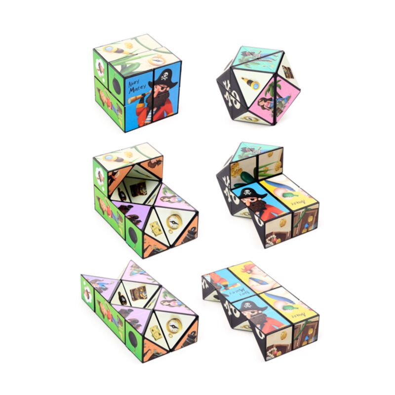 Jolly Rogers Pirat -Puzzle Würfelspielzeug