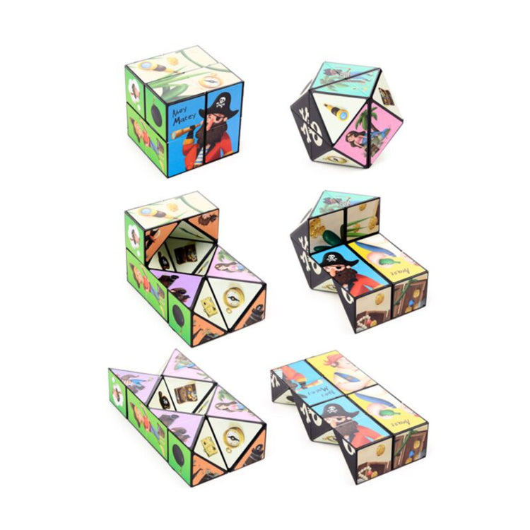 Jolly Rogers Pirat -Puzzle Würfelspielzeug