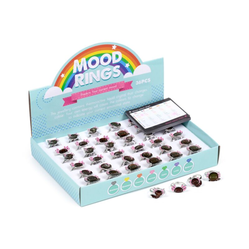 Axolotl Kinder -Stimmungsring