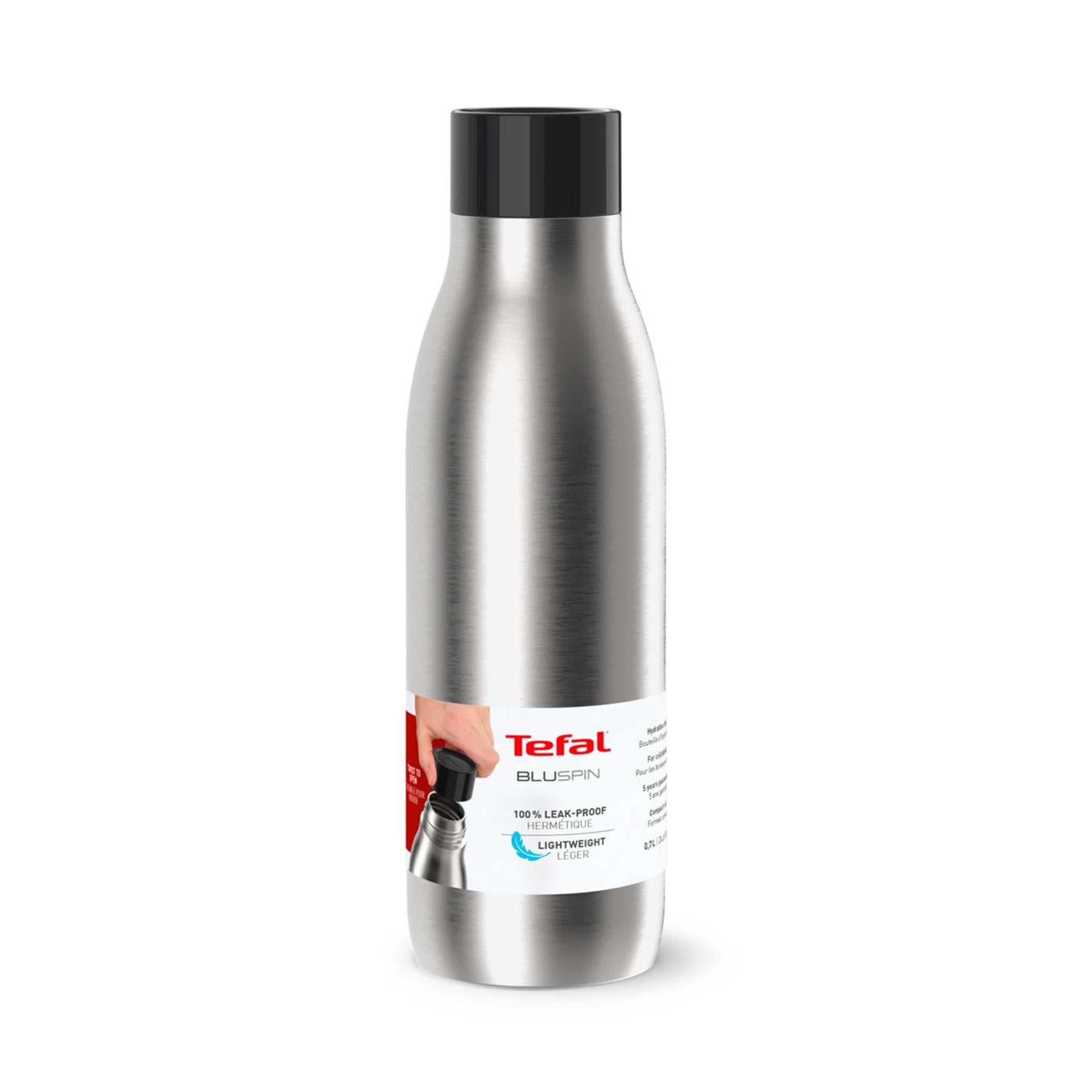 Tefal Bluspin Isolierflasche aus Edelstahl 0,7l