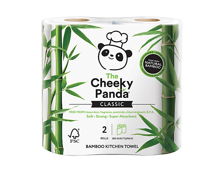 Das freche Panda-Küchenpapier FSC Bambus 2-Laags 2st
