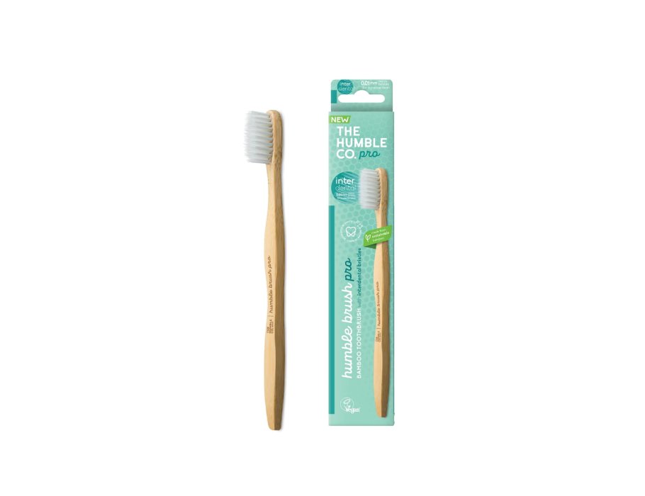 Der Humble Co. Zahnbürste Bamboo Pro Interdental weiche Türkis