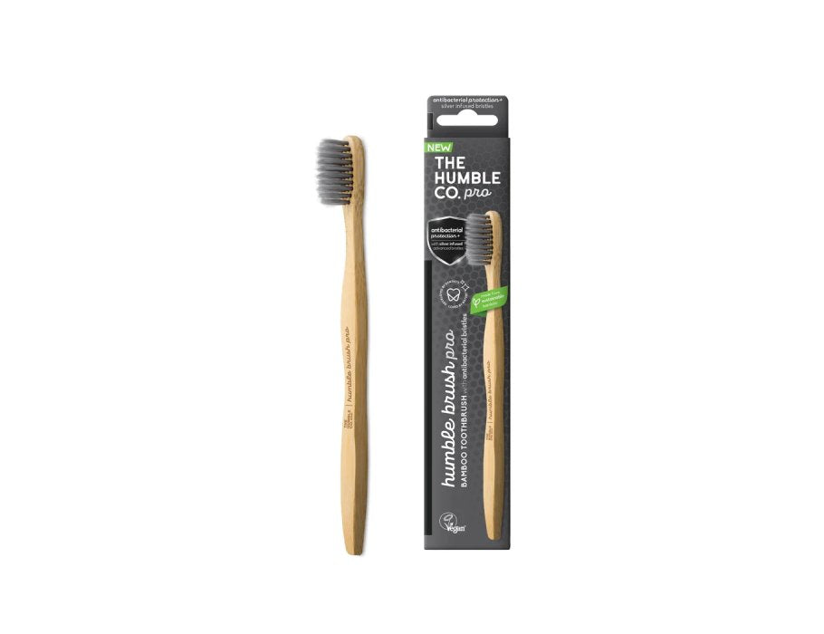 Der Humble Co. Zahnbürste Bambus Pro Silber