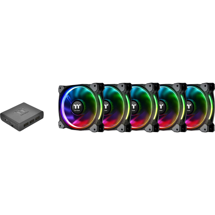 Thermaltake Riing Plus 14 LED RGB Kühlerlüfter TT Premium (5 F