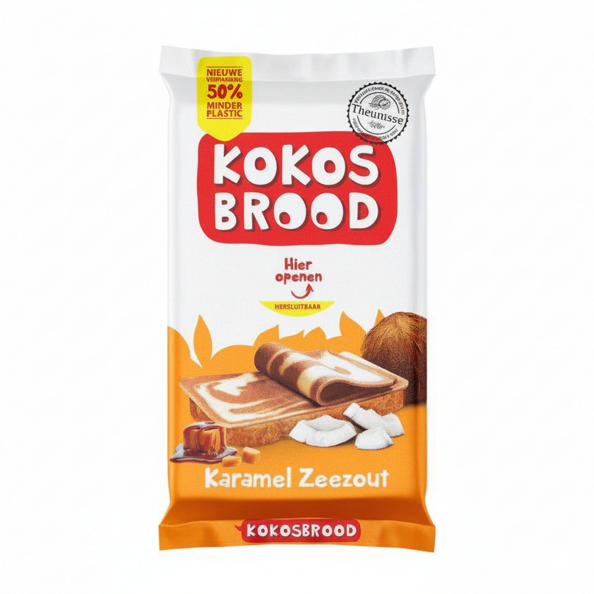 Theunisse Kokosbrot Karamell Meersalz (12x 275g)