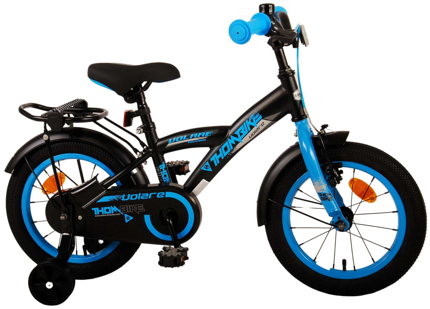 Volare Thombike Kinderbike - Jungen - 14 Zoll - schwarzblau