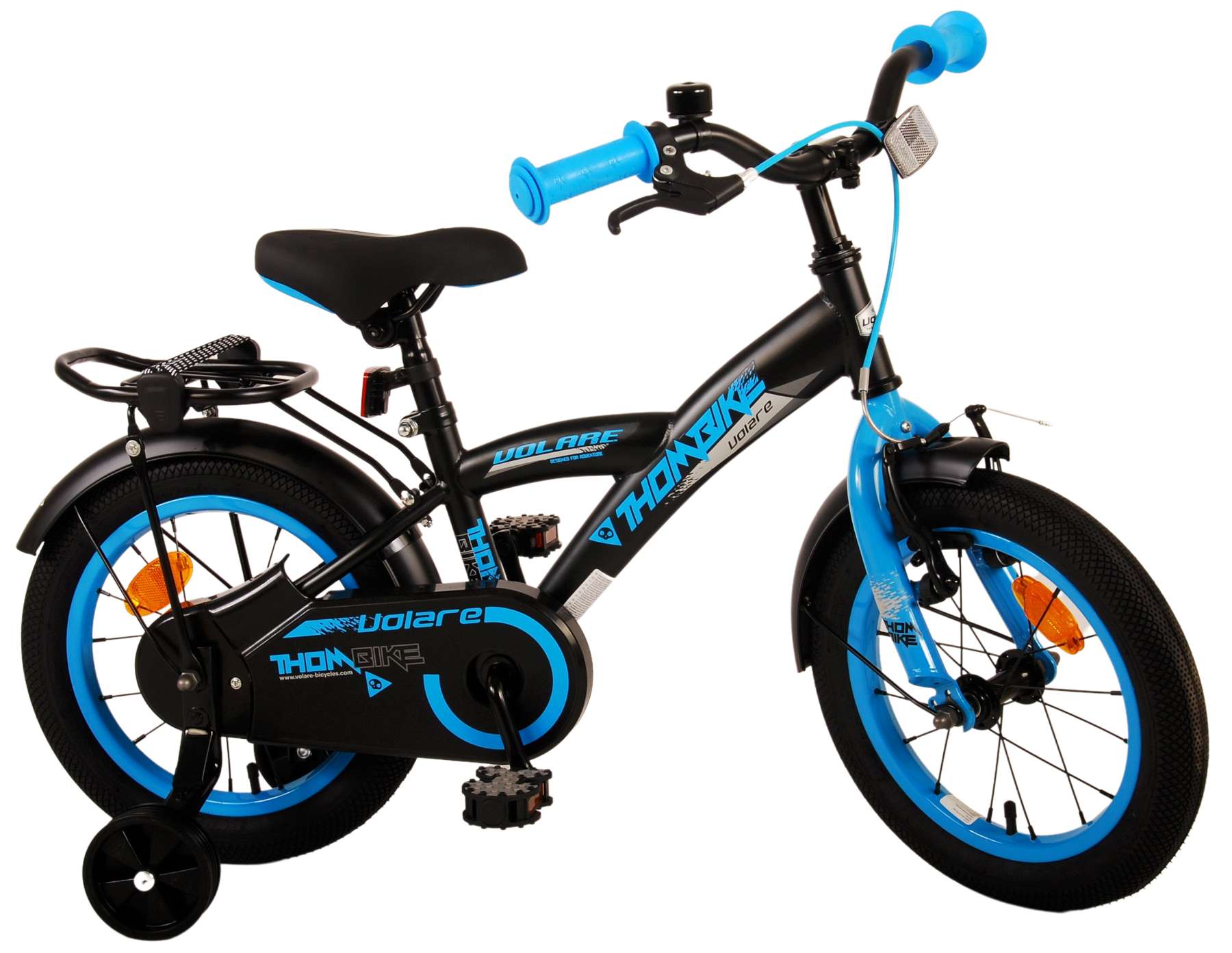 Volare Thombike Kinderbike - Jungen - 14 Zoll - schwarzblau