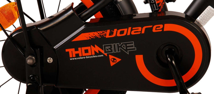 Volare Thombike Children's Bicycle - Jungen - 14 Zoll - Schwarzorange